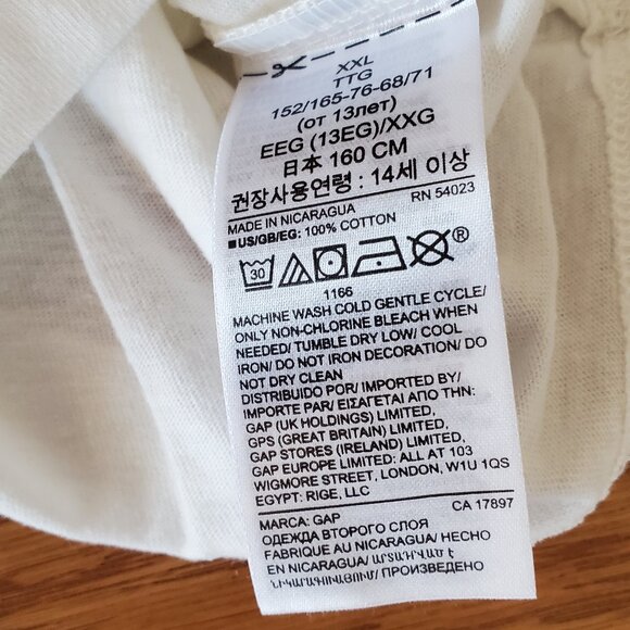 2 for $15 | GAP Kids Size XXL (14-16)  A Little Dab of Luck Shamrock Shirt NWT - Picture 2 of 2